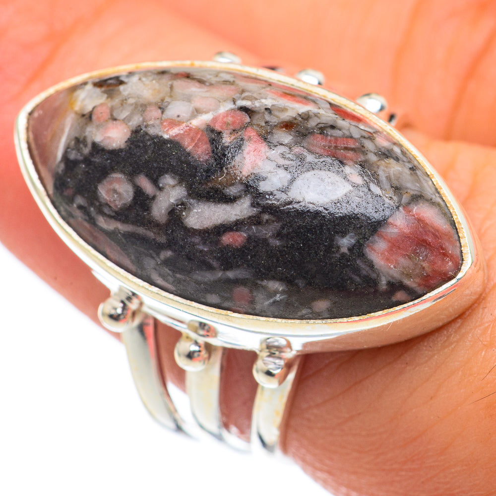 Crinoid Fossil Rings handcrafted by Ana Silver Co - RING68264