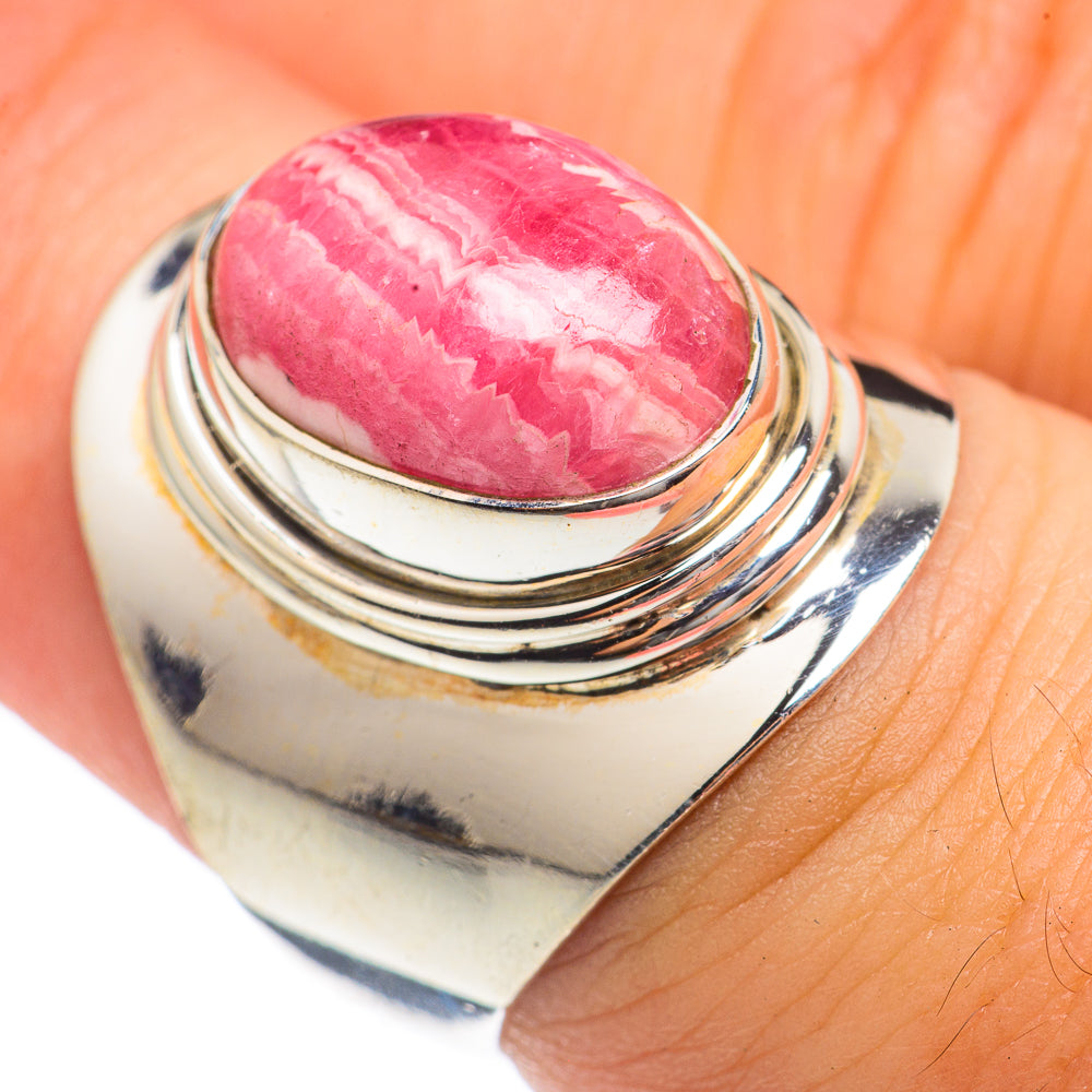 Rhodochrosite Rings handcrafted by Ana Silver Co - RING68268