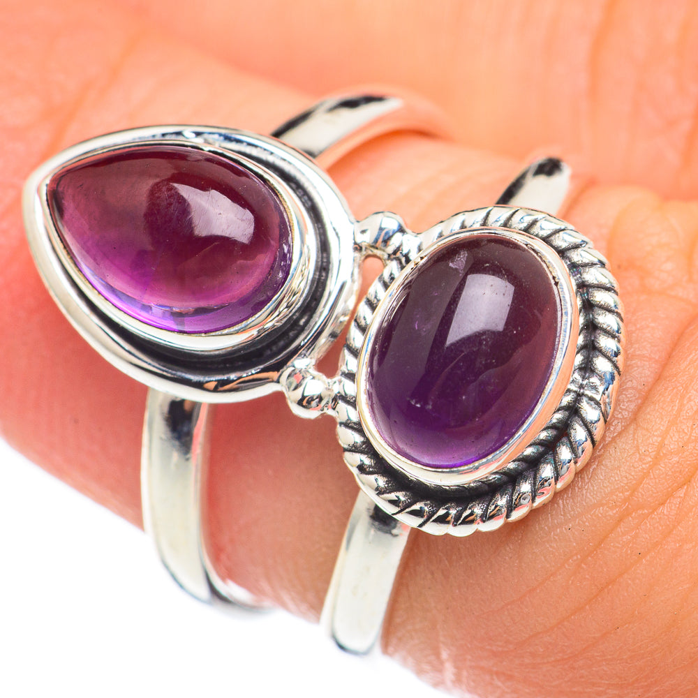 Amethyst Rings handcrafted by Ana Silver Co - RING68273