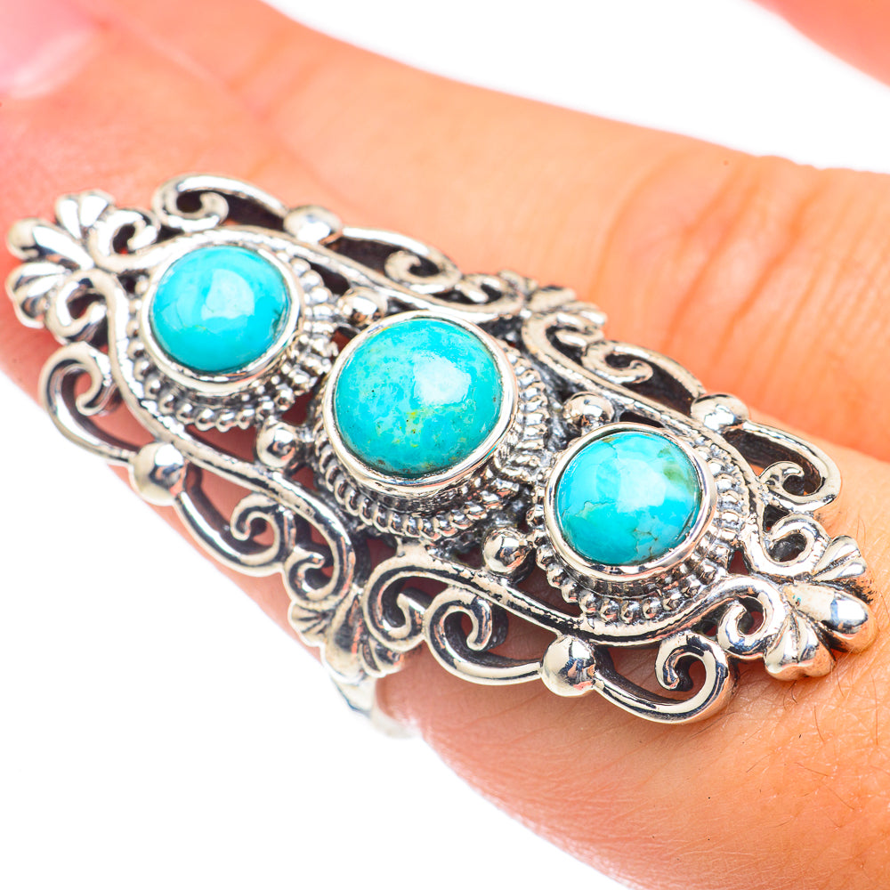 Arizona Turquoise Rings handcrafted by Ana Silver Co - RING68283