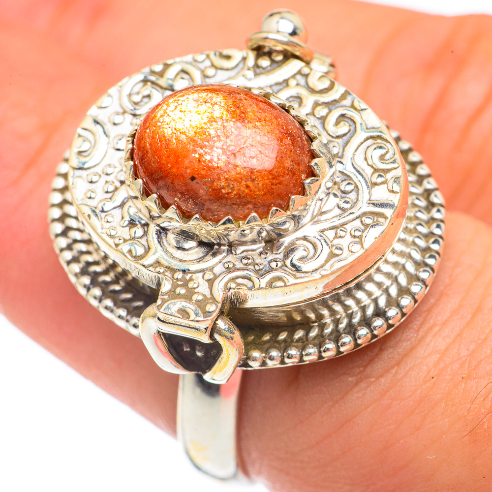 Sunstone Rings handcrafted by Ana Silver Co - RING68296