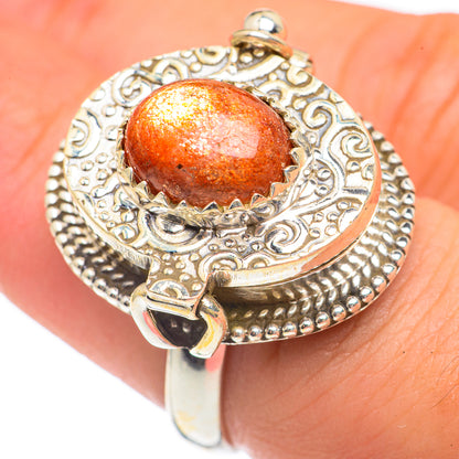 Sunstone Rings handcrafted by Ana Silver Co - RING68296