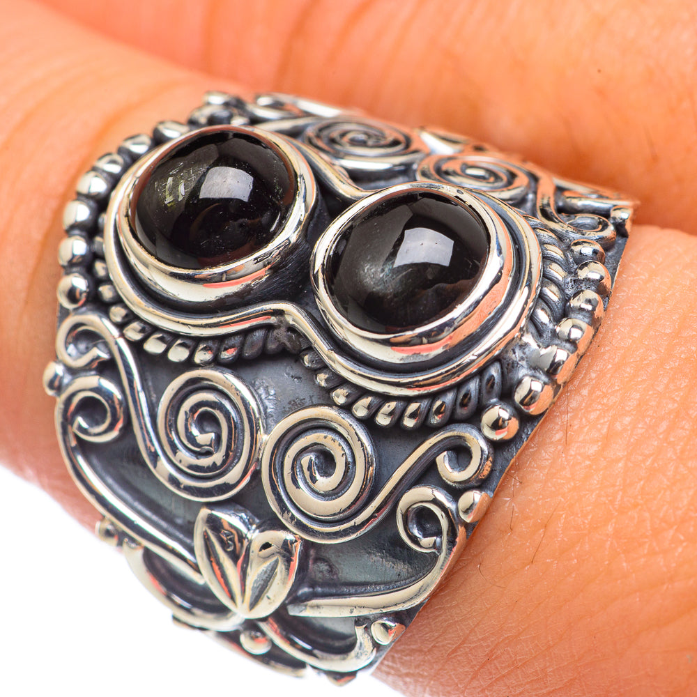 Black Onyx Rings handcrafted by Ana Silver Co - RING68303
