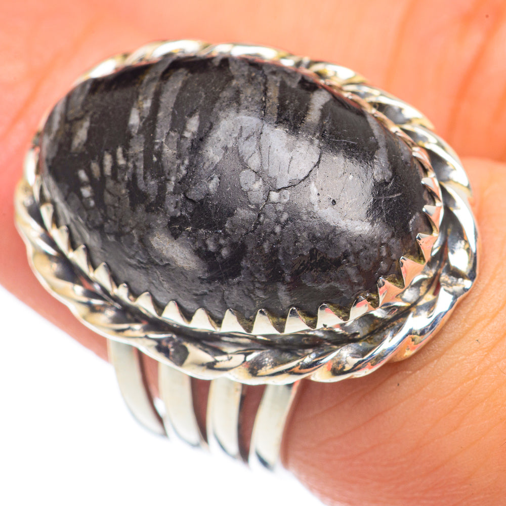 Pinolith Jasper Rings handcrafted by Ana Silver Co - RING68304
