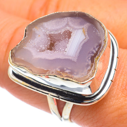 Geode Slice Rings handcrafted by Ana Silver Co - RING68307