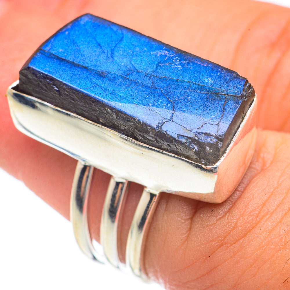 Labradorite Rings handcrafted by Ana Silver Co - RING68322