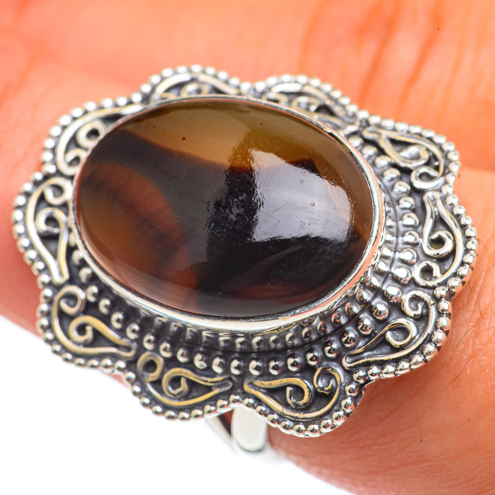 Montana Agate Rings handcrafted by Ana Silver Co - RING68327