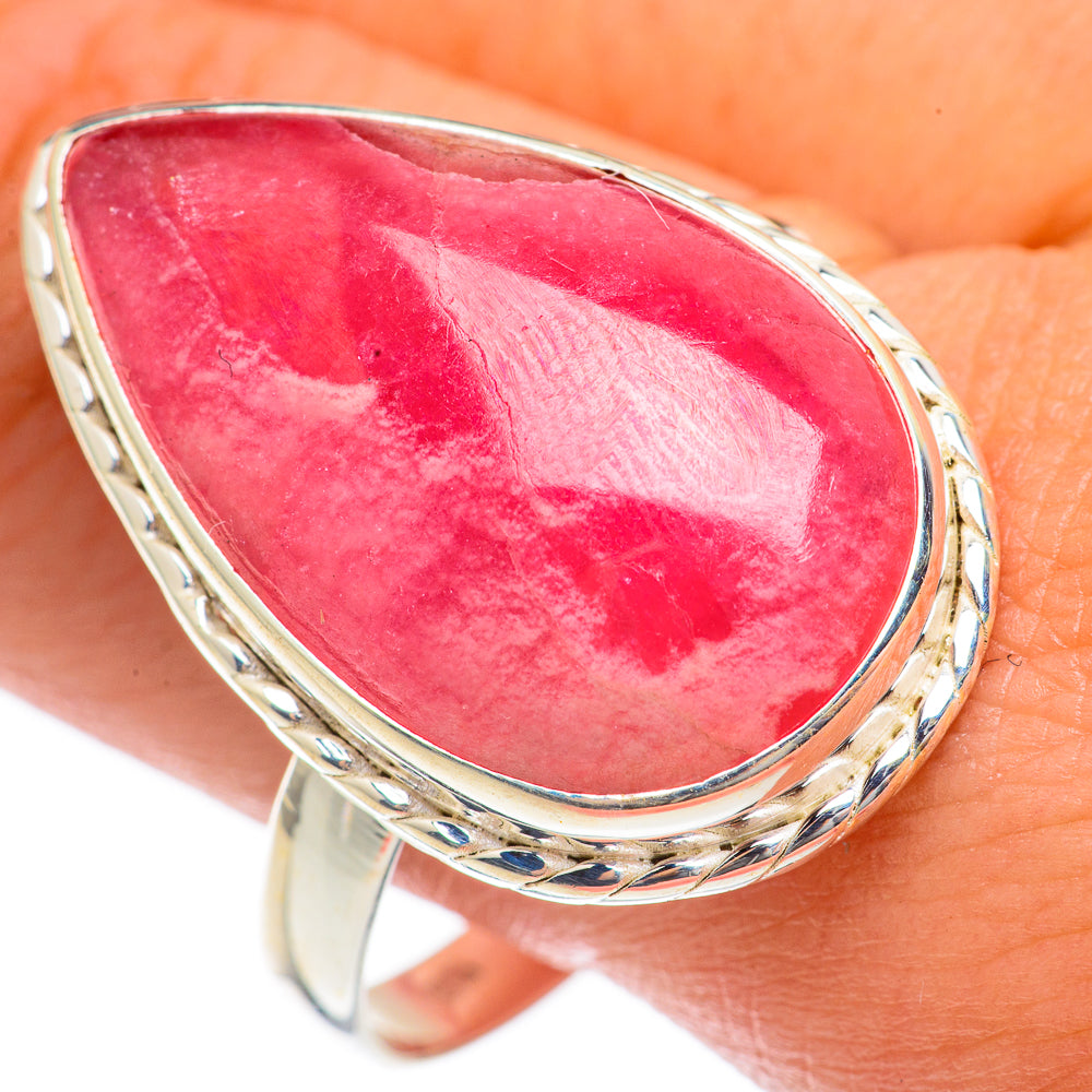 Rhodochrosite Rings handcrafted by Ana Silver Co - RING68330