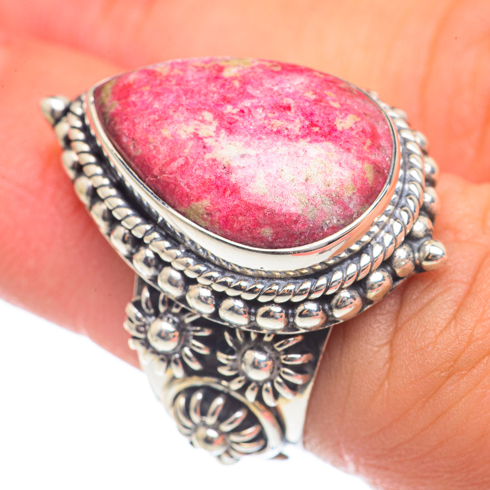 Rhodochrosite Rings handcrafted by Ana Silver Co - RING68331