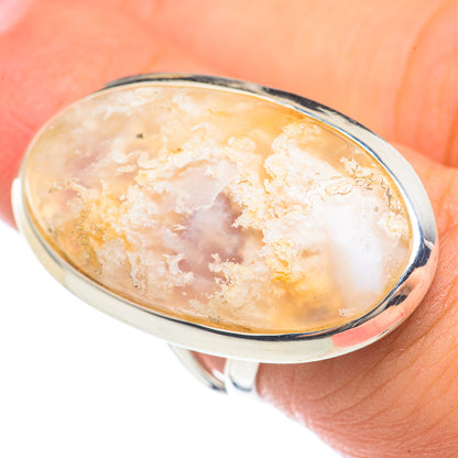 Plume Agate Rings handcrafted by Ana Silver Co - RING68334