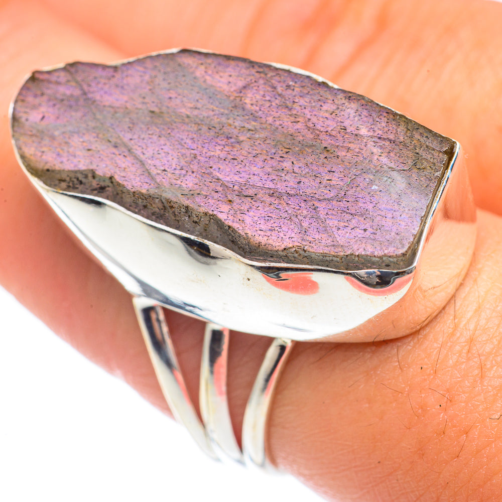 Labradorite Rings handcrafted by Ana Silver Co - RING68338