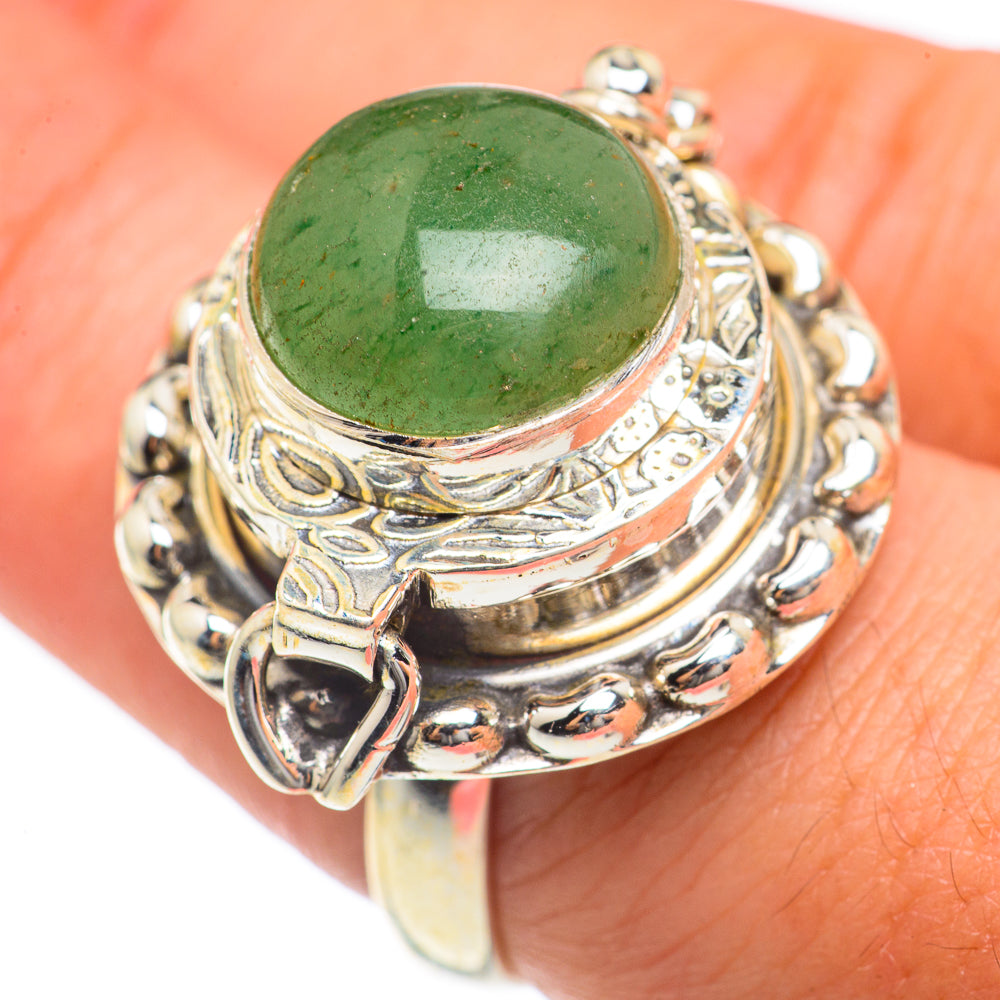 Green Aventurine Rings handcrafted by Ana Silver Co - RING68353