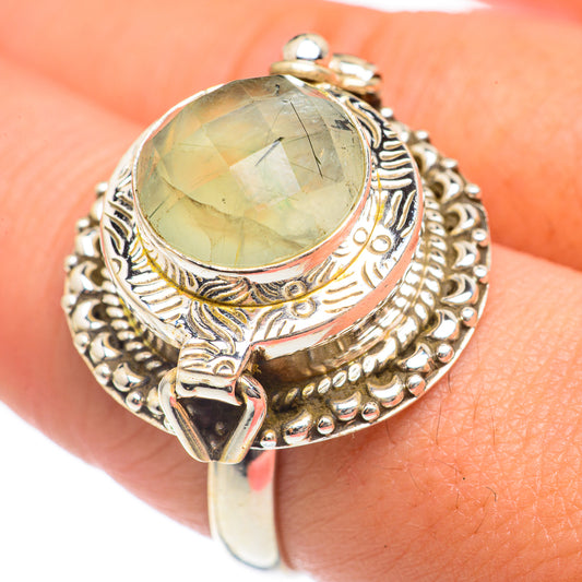 Prehnite Rings handcrafted by Ana Silver Co - RING68354