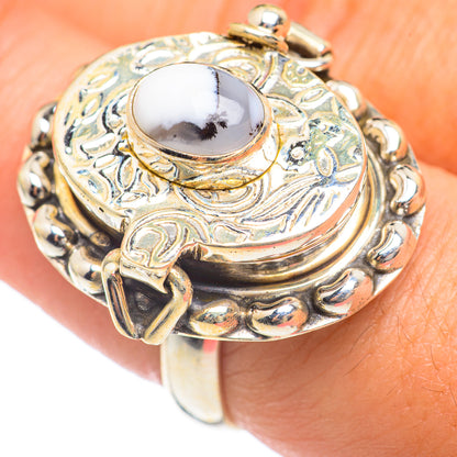 Dendritic Opal Rings handcrafted by Ana Silver Co - RING68368