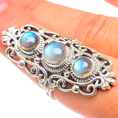 Labradorite Rings handcrafted by Ana Silver Co - RING68372