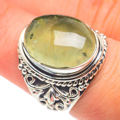 Prehnite Rings handcrafted by Ana Silver Co - RING68383