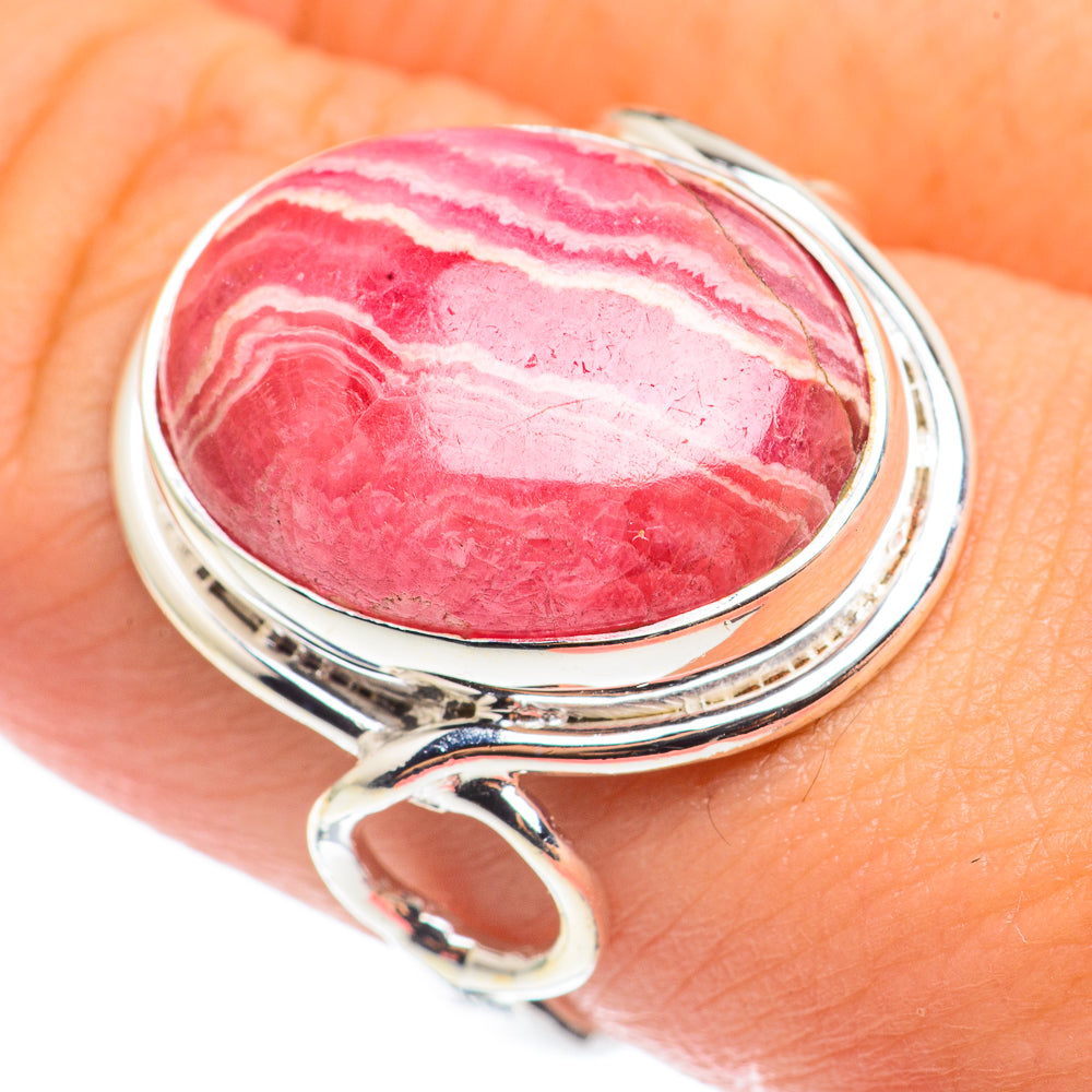 Rhodochrosite Rings handcrafted by Ana Silver Co - RING68391