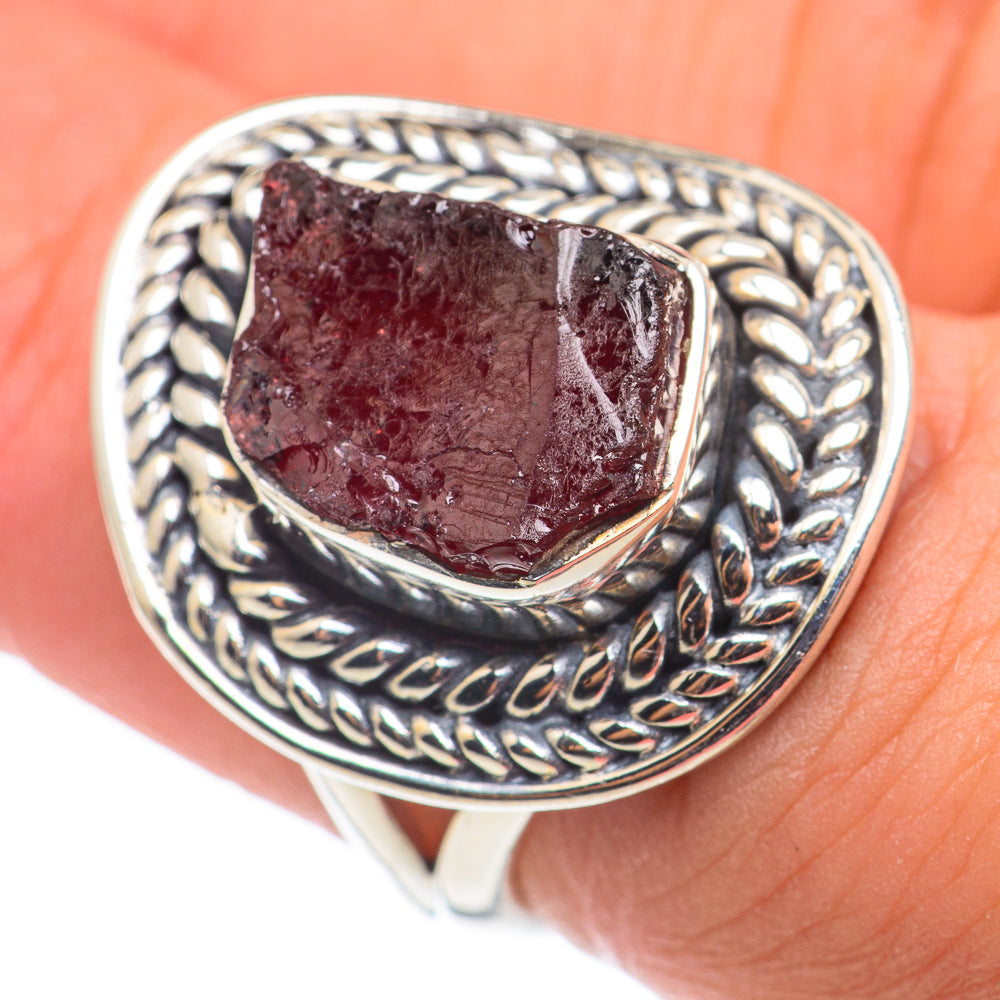 Garnet Rings handcrafted by Ana Silver Co - RING68426
