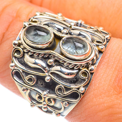 Aquamarine Rings handcrafted by Ana Silver Co - RING68443
