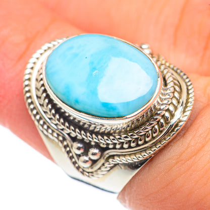 Larimar Rings handcrafted by Ana Silver Co - RING68444