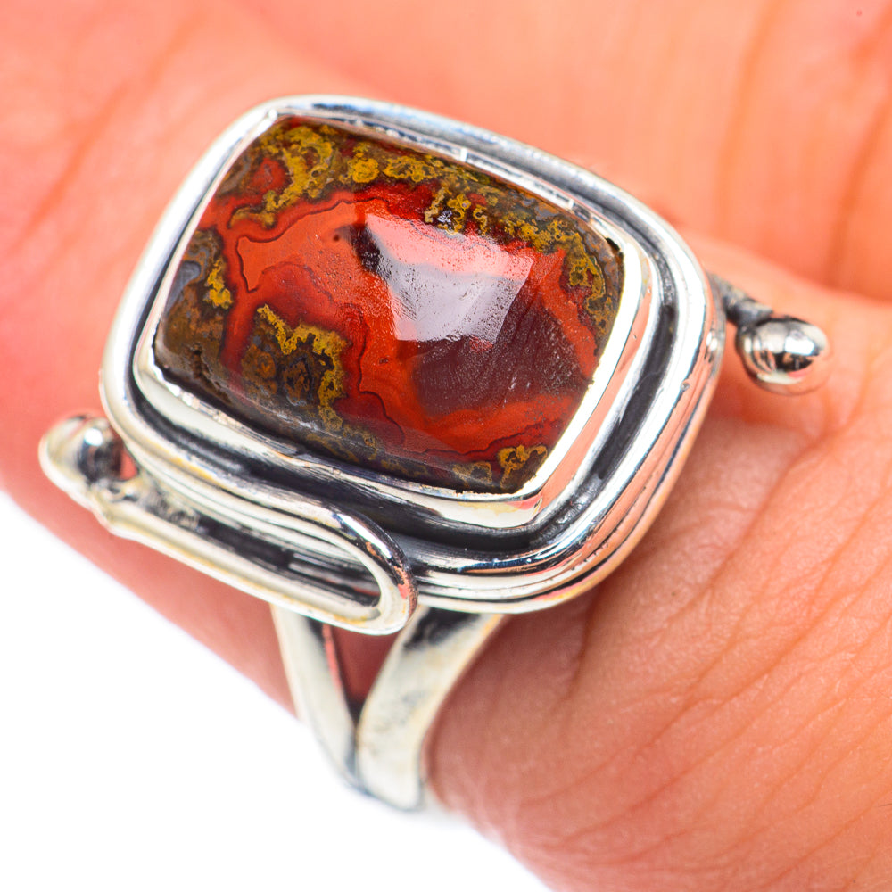 Moroccan Agate Rings handcrafted by Ana Silver Co - RING68454