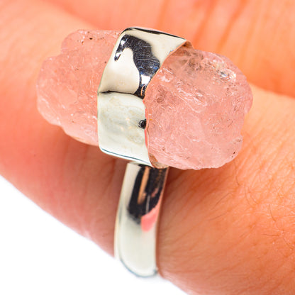 Rose Quartz Rings handcrafted by Ana Silver Co - RING68460