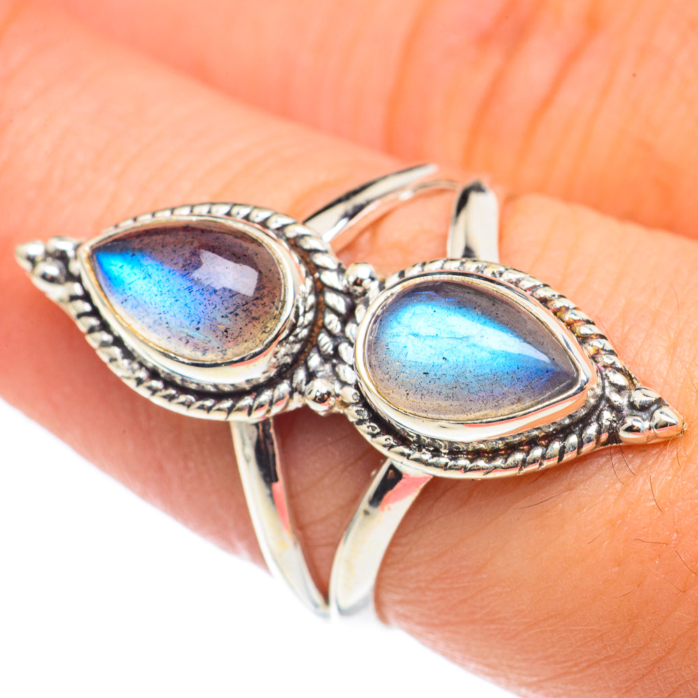 Lapis Lazuli Rings handcrafted by Ana Silver Co - RING68475