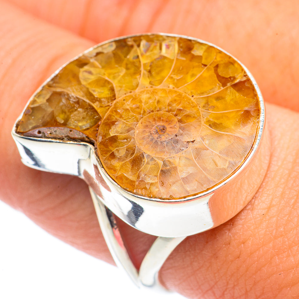 Red Tiger Iron Rings handcrafted by Ana Silver Co - RING68483
