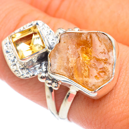 Citrine Rings handcrafted by Ana Silver Co - RING68486