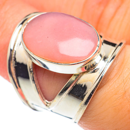 Pink Opal Rings handcrafted by Ana Silver Co - RING68489