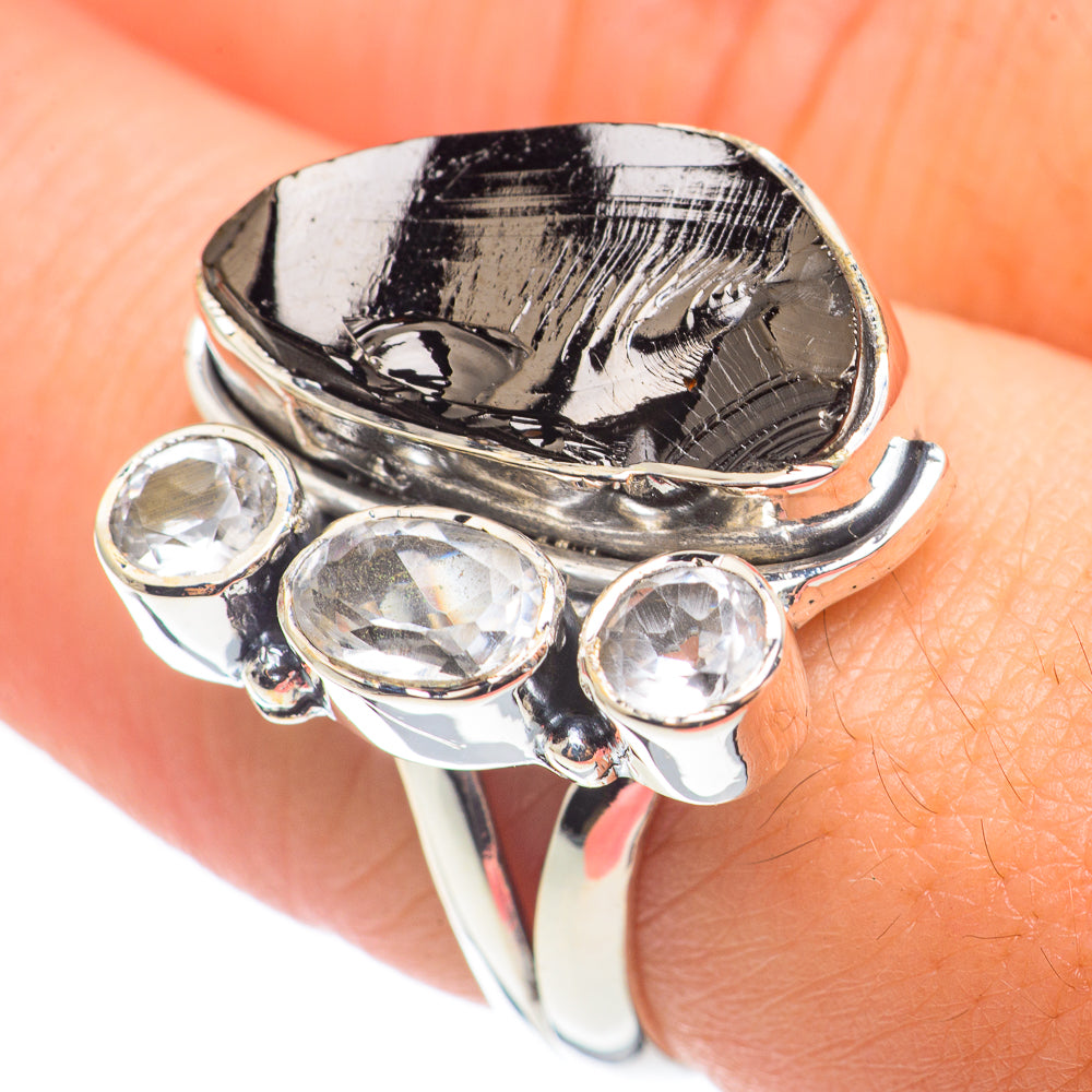 Shungite Rings handcrafted by Ana Silver Co - RING68497