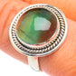 Green Fluorite Rings handcrafted by Ana Silver Co - RING68503