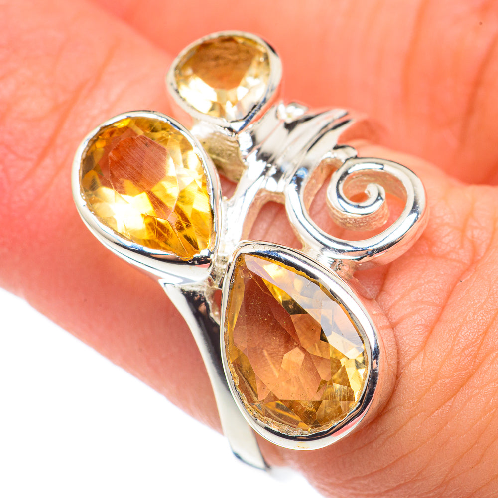 Citrine Rings handcrafted by Ana Silver Co - RING68518