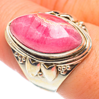 Rhodochrosite Rings handcrafted by Ana Silver Co - RING68520