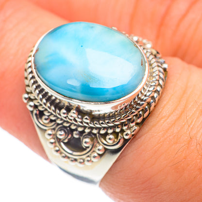Larimar Rings handcrafted by Ana Silver Co - RING68532