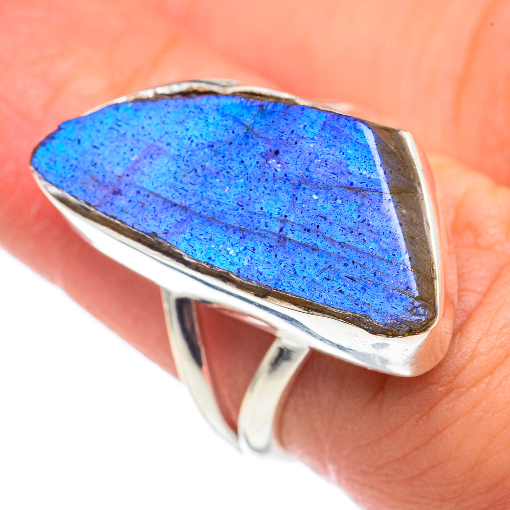 Labradorite Rings handcrafted by Ana Silver Co - RING68535