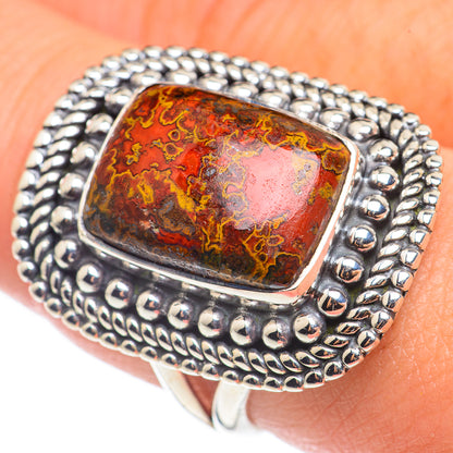 Moroccan Agate Rings handcrafted by Ana Silver Co - RING68542