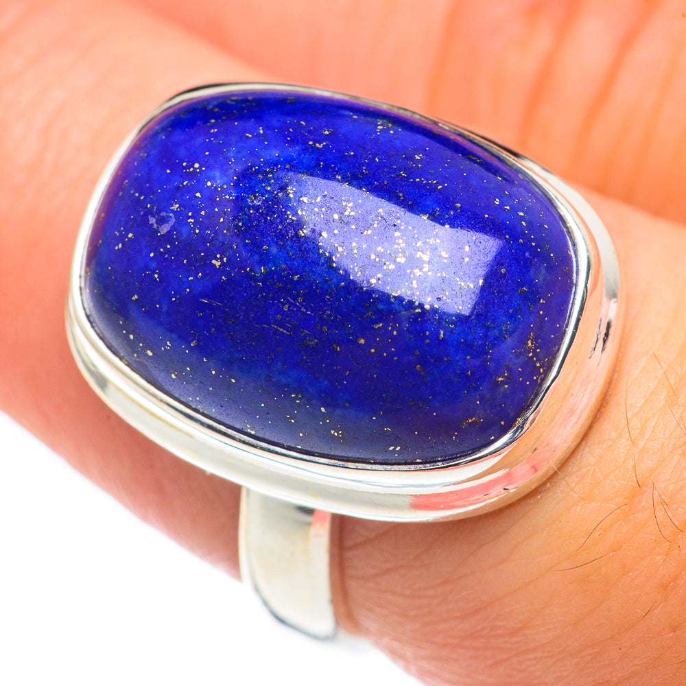 Lapis Lazuli Rings handcrafted by Ana Silver Co - RING68561
