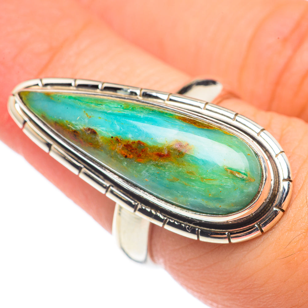 Peruvian Opal Rings handcrafted by Ana Silver Co - RING68563