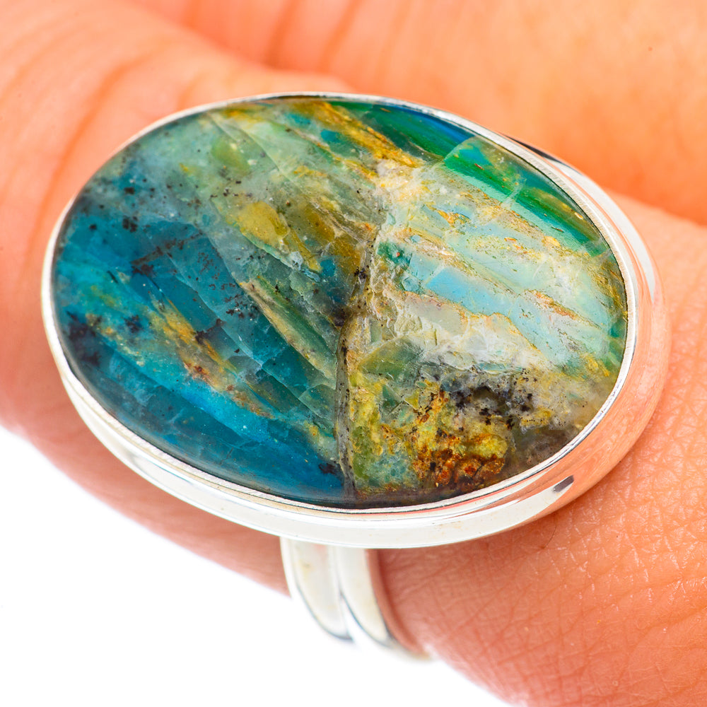 Peruvian Opal Rings handcrafted by Ana Silver Co - RING68564