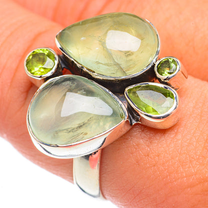 Prehnite Rings handcrafted by Ana Silver Co - RING68566