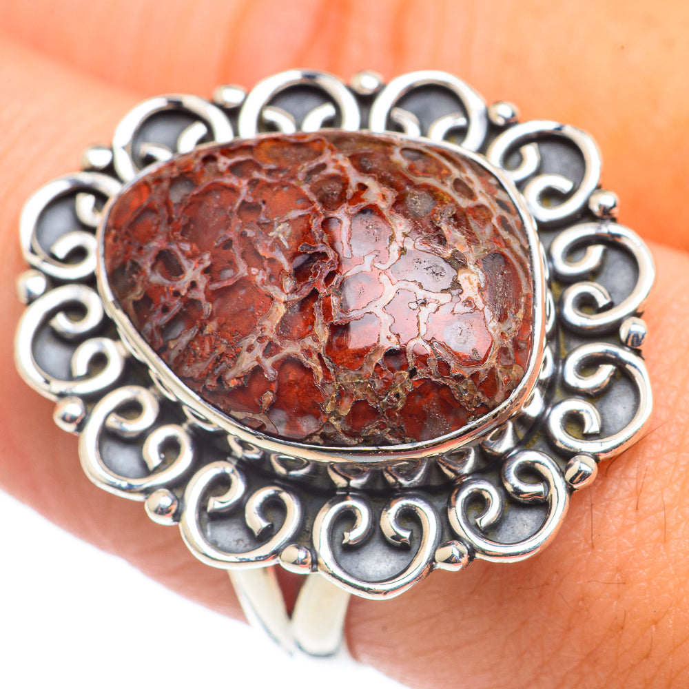 Dinosaur Bone Rings handcrafted by Ana Silver Co - RING68569