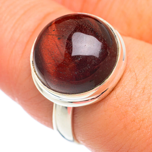 Red Tiger Eye Rings handcrafted by Ana Silver Co - RING68572