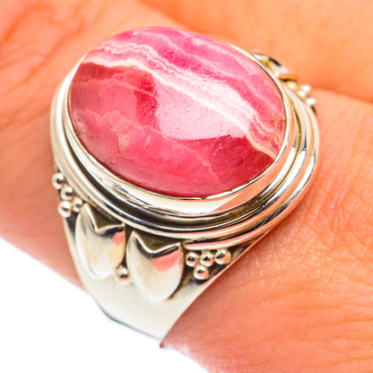Rhodochrosite Rings handcrafted by Ana Silver Co - RING68575