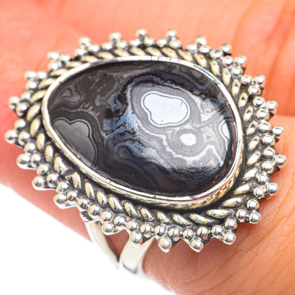Psilomelane Rings handcrafted by Ana Silver Co - RING68581