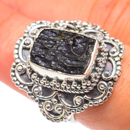 Tektite Rings handcrafted by Ana Silver Co - RING68582