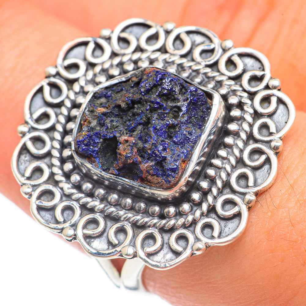 Azurite Rings handcrafted by Ana Silver Co - RING68591