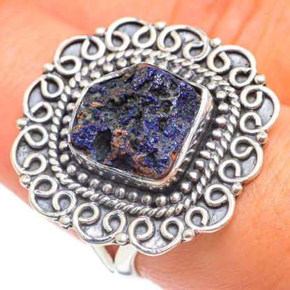 Azurite Rings handcrafted by Ana Silver Co - RING68591