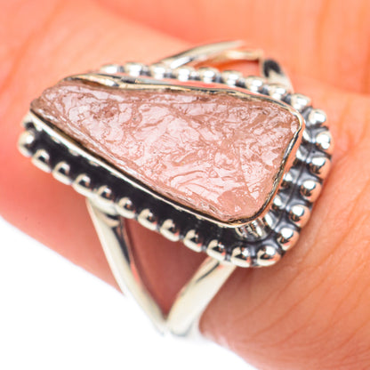 Rose Quartz Rings handcrafted by Ana Silver Co - RING68606