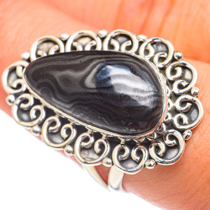 Psilomelane Rings handcrafted by Ana Silver Co - RING68611